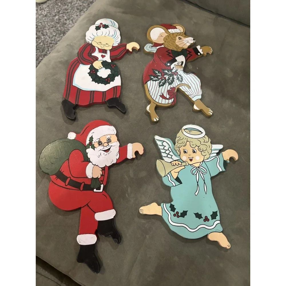 Wooden Ladder Characters For Christmas Tree Ladder